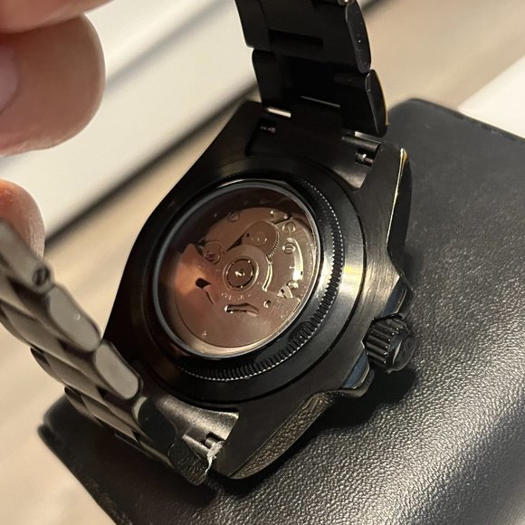 Seiko Black Rainbow Yachtmaster Mod Automatic Watch 41mm - Picture 5 of 5